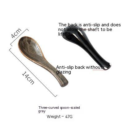 Household Restaurant Kiln Baked Spoon Tableware