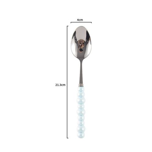 Ceramic Pearl Handle Knife Fork And Spoon Household Eating Soup Spoon Western Foodsteak Knife And Fork