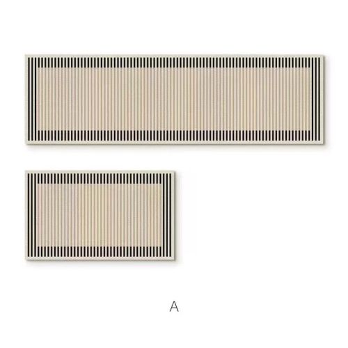 Japanese Style Kitchen Floor Mat Household Soft Diatom Ooze Floor Mat Simple Strip Absorbent Oil Absorbing