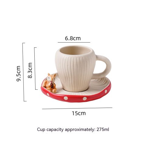 Cartoon Cute Good-looking Red Mushroom Ceramic Tableware Mug Dim Sum Plate Rice Bowl Instant Noodle Bowl Salad Bowl Spoon Cartoon Cute Good-looking Red Mushroom Ceramic Tableware Mug Dim Sum Plate Rice Bowl Instant Noodle Bowl Salad Bowl Spoon