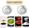100 Pcs Plastic Disposable Sauce Dishes, Dipping Soy Sauce Seasoning Plate Bowls, Mini Condiment Appetizer Tray For Sushi Soy Mustard Vinegar Ketchup