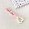 1pc Cute Mini Love Heart Utility Knife, Paper Cutter, Art Knife, Box Cutter, School, Office Supply, Cutting Tool, Student Stationery, Gift