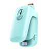 Mini Bag Sealer,  Handheld Heat Vacuum Sealer, 2 in 1 Sealer and Cutter with Lanyard, Portable Resealer Machine for Plastic Bags Food Storage Snacks F