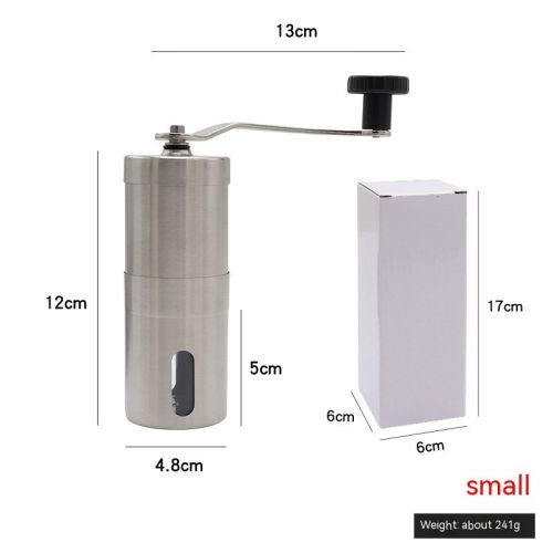 Coffee Machine Hand-cranked Household Coffee Bean Grinder Stainless Steel Small Manual Pulverizer