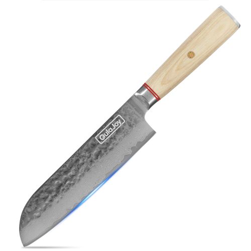 Qulajoy Nakiri Knife 6.9 Inch, Professional Vegetable Knife Japanese Kitchen Knives 67-Layers Damascus Chef Knife, Cooking Knife For Home Outdoor With