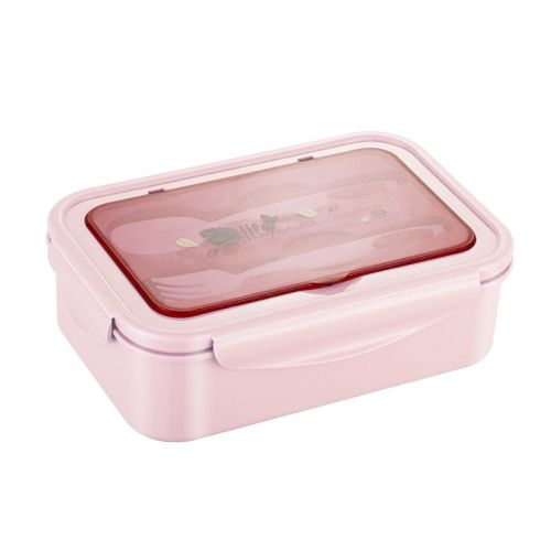 Microwave Oven Heating Lunch Box Rectangular Fruit Container