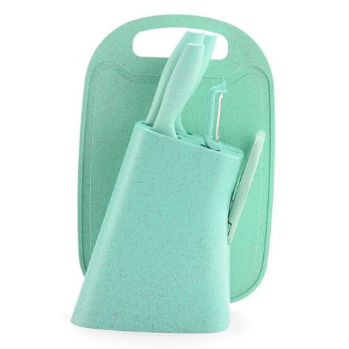 Color Straw Cutter With Cutting Board Suit